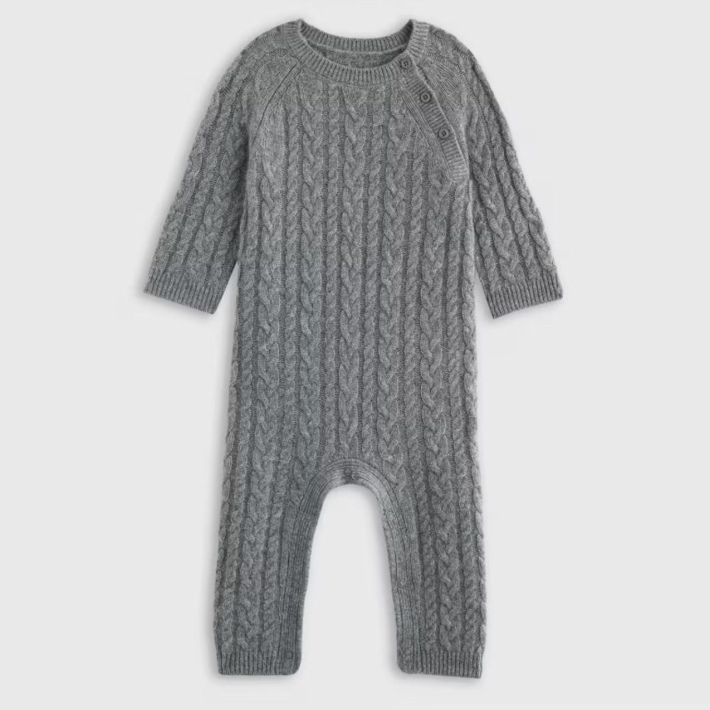 Quince Washable Cashmere Cable One Piece